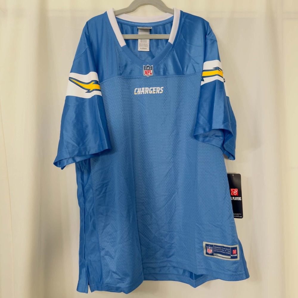 NFL Pro Line Men's XL Blue Los Angeles Chargers Football Jersey NWT